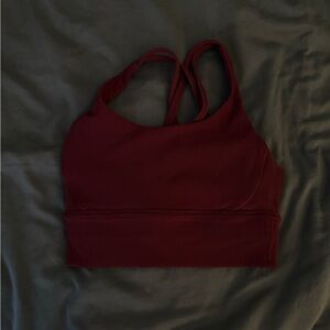 Lululemon Athletica Dark Red Sports Bra